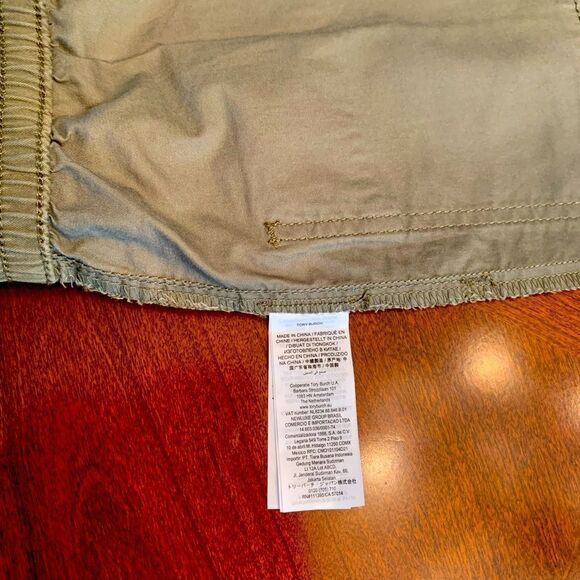 Tory Burch modern twill logo ankle pants size XXS, NWT - Picture 9 of 10